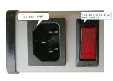 UL C-UL لیست IEC 9Way 15a محافظ بیش از حد رسانه ها قدرت نوار، واحد توزیع برق PDU