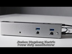 فلز 6 خروجی محافظ افزایش برق نوار برق قابل نصب چند پلگ سوکت