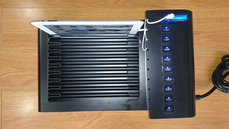 پایه شارژر USB 10 پورت برای تلفن های هوشمند / آی پد / تلفن همراه