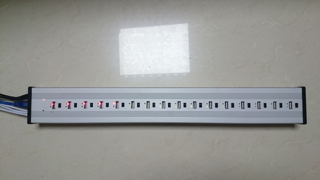 هوشمند 16 پورت USB شارژ نوار قدرت برای IPads / IPhones / تلفن هوشمند 5VDC 2.1A