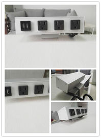 Desk Mounted Power Sockets With 3 Outlets And 2 USB Ports For Laptop Mobile Phone